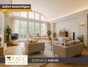 Lichtdurchflutete Dachgeschosswohnung mit außergewöhnlicher Raumhöhe und klassischer Eleganz